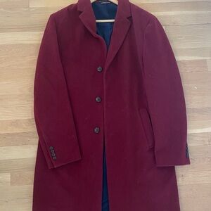 Men's Burgundy Coat
